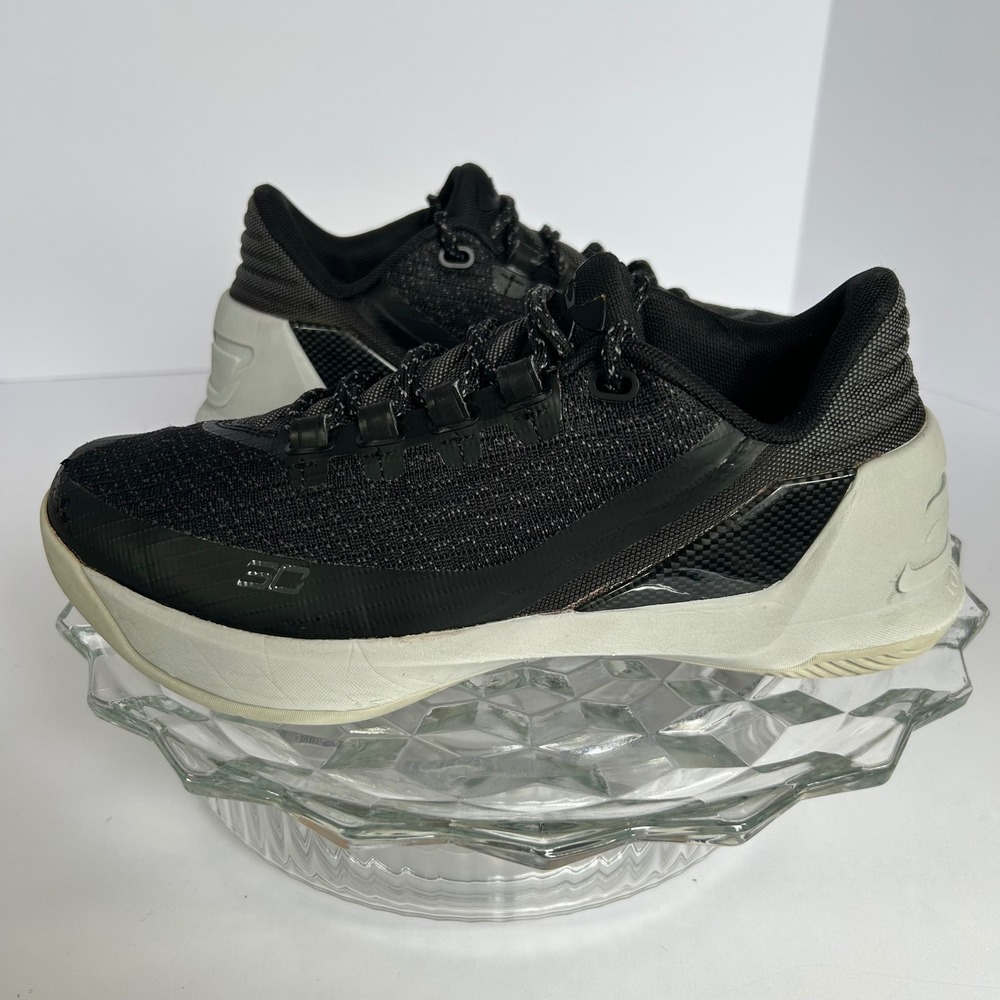 Under Armour Stephen Curry 3 Zero Basketball Shoes‎ Black Gray Youth 6.5Y